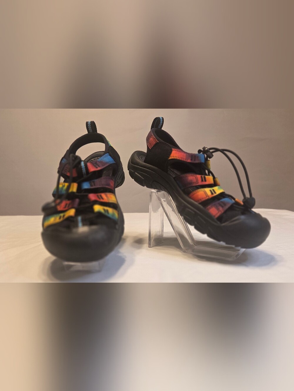 KEEN Newport H2 Women's Waterproof Hiking Sandals Rainbow Tie-Dye